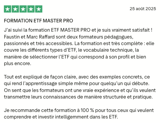 Avis client Trustpilot UGK Trading n°2