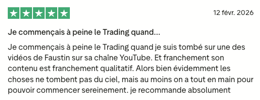 Avis client Trustpilot UGK Trading n°1